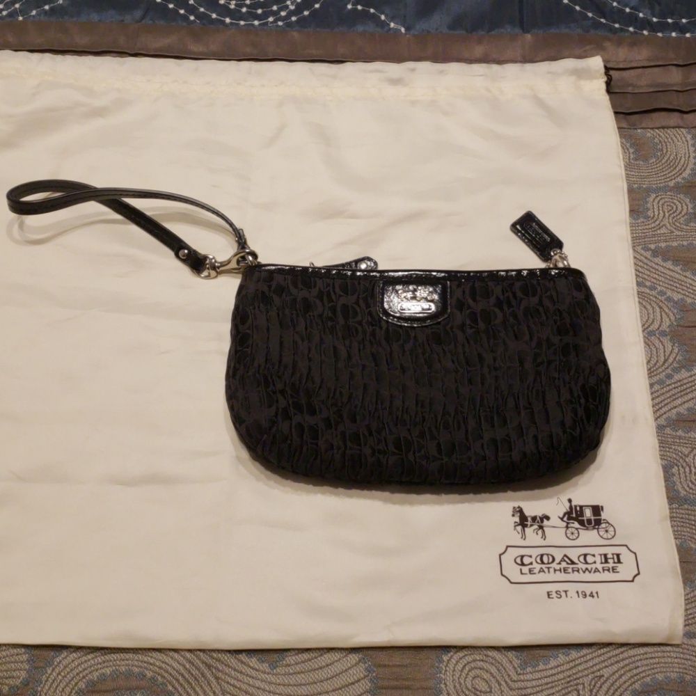 Authentic coach wristlet